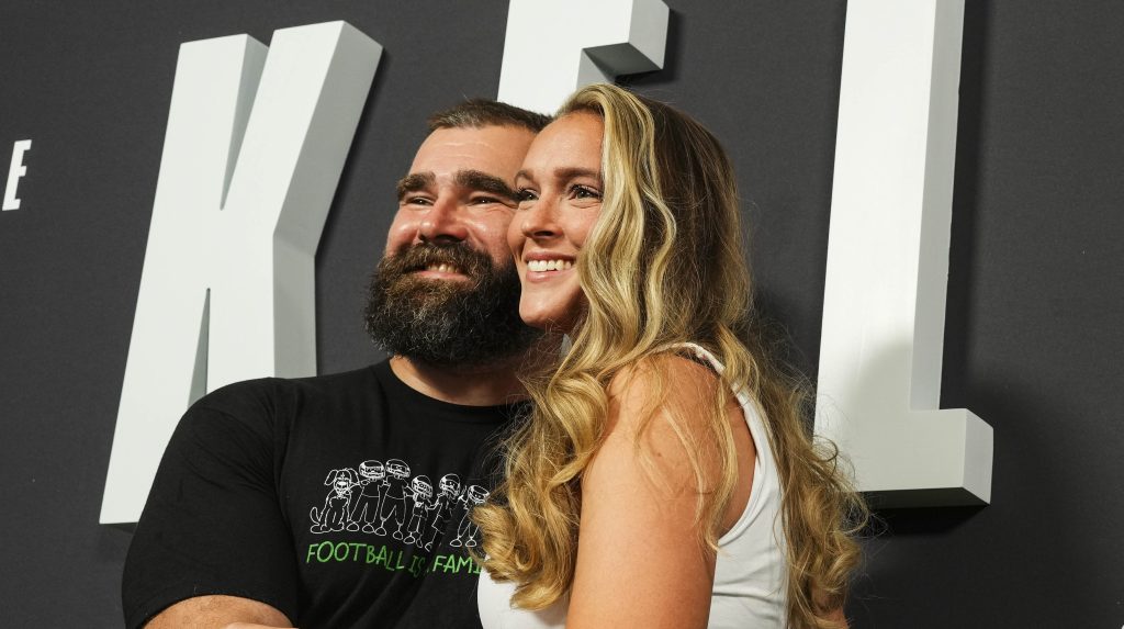 Jason and Kylie Kelce
