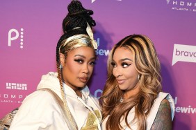 Da Brat and Jesseca "Judy" Harris-Dupart attend Bravo's "The Real Housewives Of Atlanta" Season 16 premiere celebration at Tesserae at Thompson Buckhead