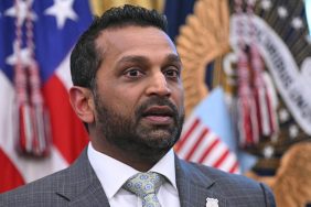 Kash Patel looking surprised