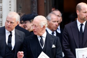 King Charles and Prince Andrew