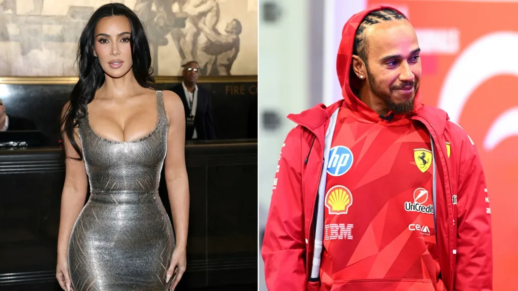 Kim Kardashian Lewis Hamilton
