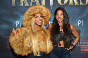 Candiace Dillard Bassett and Natalie Anderson at the premiere of The Traitors Season 4