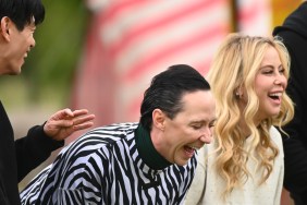 Eric Nam, Johnny Weir. Tara Lipinski in the Traitors Season 4 Episode 10