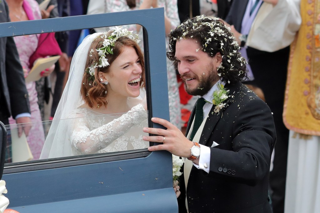 Kit Harington and Rose Leslie 