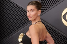 Hailey Bieber Keeps It Sleek in Strapless Dress for Rhode