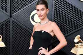 Hailey Bieber Steps Out in Sheer Style at the Grammys