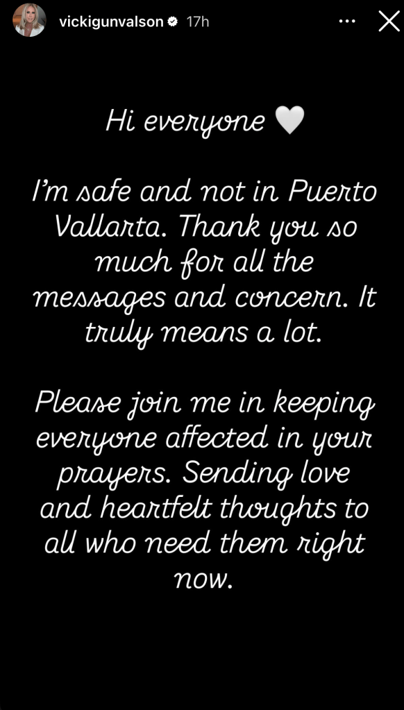 Vicki Gunvalson's statement on the Puerto Vallarta violence 