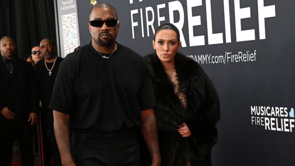 Kanye West’s Wife Bianca Censori Commands Attention in Sheer Tights & Bodysuit