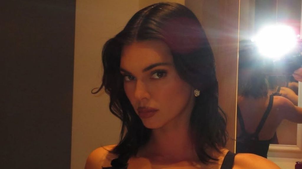 Kendall Jenner Rocks Mini Adidas Shorts With Cropped Jacket Twist