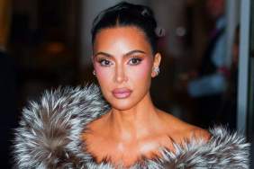 Kim Kardashian Rocks a Mini Dress on the The Fifth Wheel Set