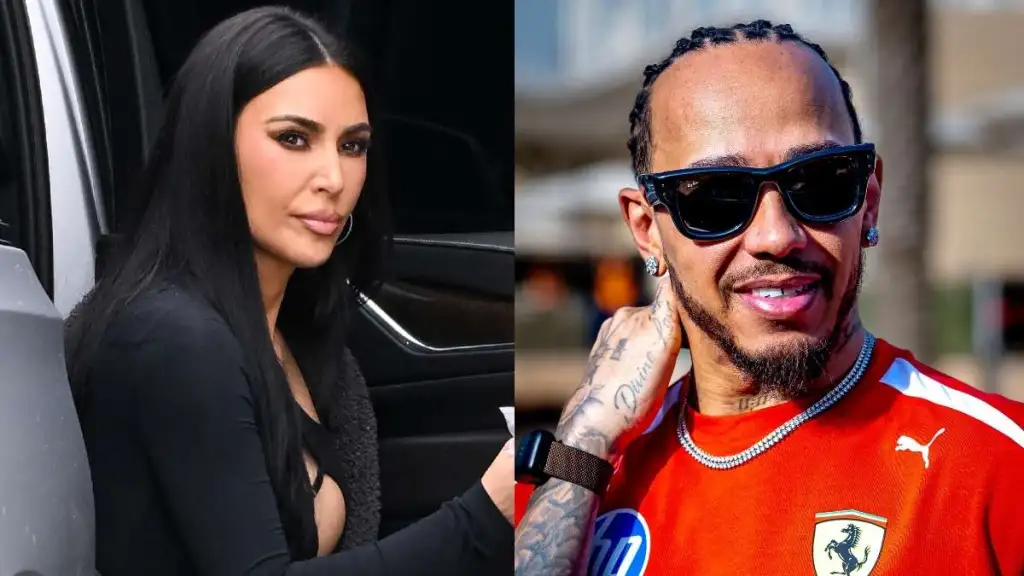 Kim Kardashian and Lewis Hamilton