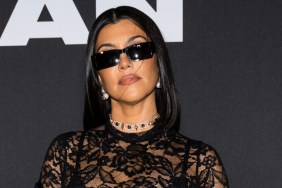 Kourtney Kardashian Drops Jaws in Lace Mini Dress