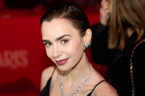 Lily Collins Makes a Statement in Completely Sheer Dress at Maison Perrier Party