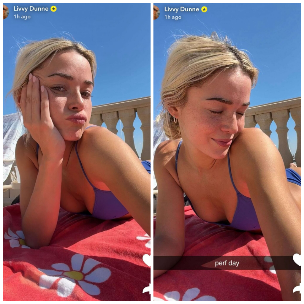 Photo Credit: @livvy_gymnast/Snapchat