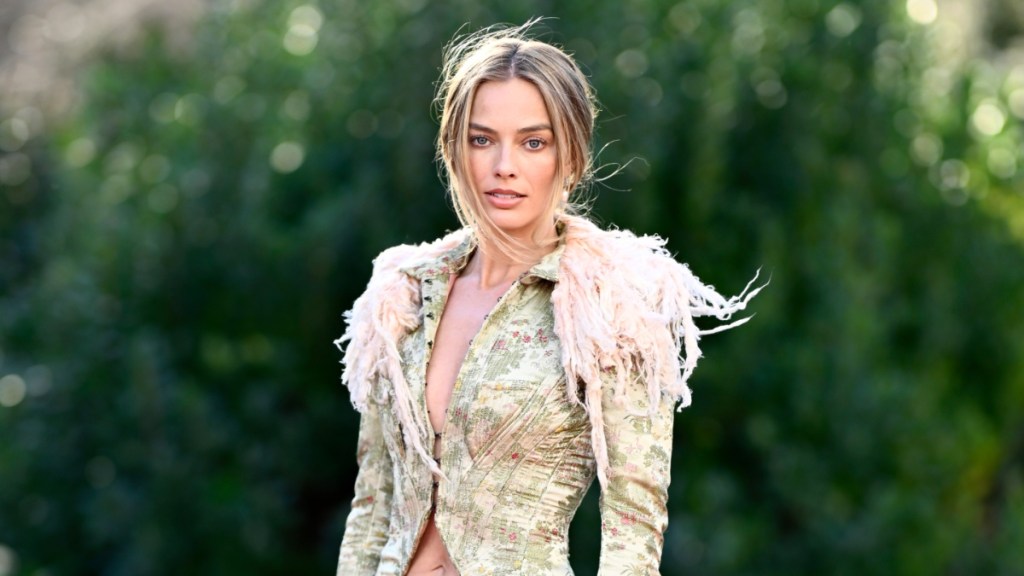 Margot Robbie Makes Waves in Mini Skirt at the Wuthering Heights Photo Call