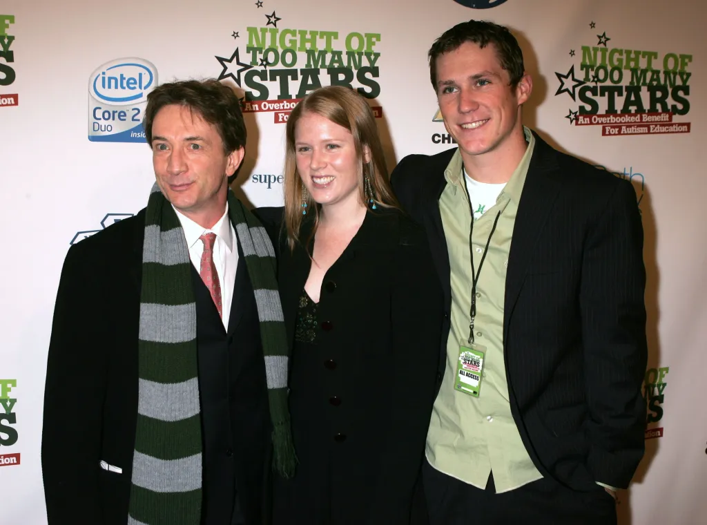 Martin Short with his kids