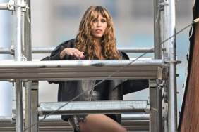 Miley Cyrus Wows in Lacy Cami Top Hanging on by Strings for Maybelline