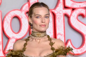 Margot Robbie Wows in Corset Dress With Bold Neck for Graham Norton Show