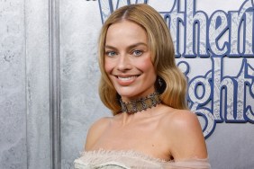 Margot Robbie Gives Fans a Surprise in Kristin Mallison Micro Minidress