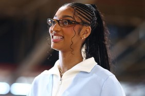 Angel Reese in Fitted Versace Skirt Set Is Giving 'First Lady'