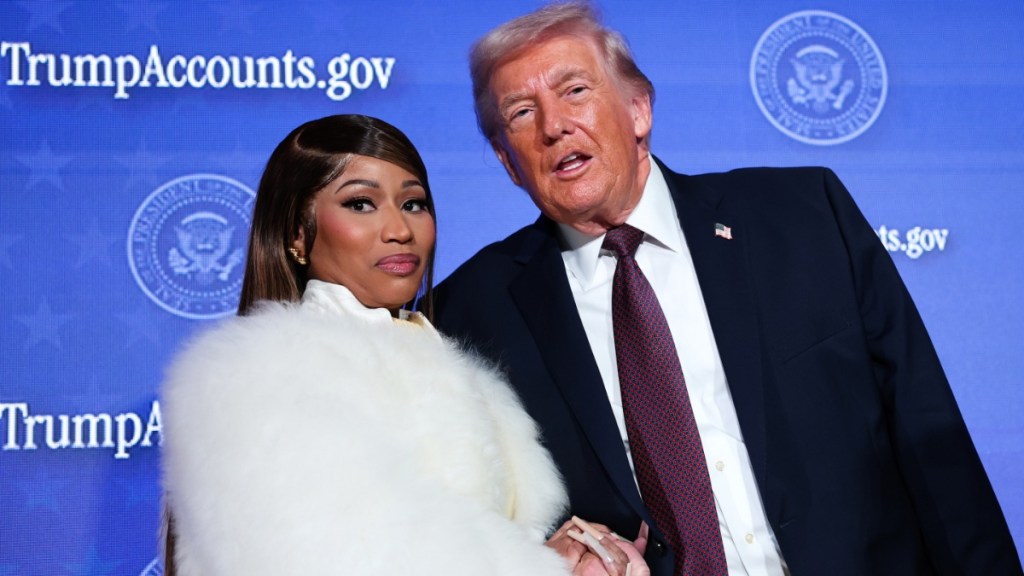 Donald Trump Says 'I Love Nicki Minaj' During Black History Month Reception