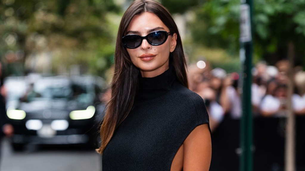 Emily Ratajkowski Fashions Robe Into Dress Amid New Romance