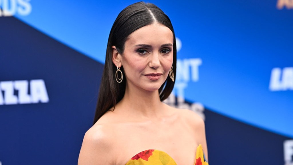 Nina Dobrev's Pulls off Fully Sheer Dress Over Bikini After Vacay