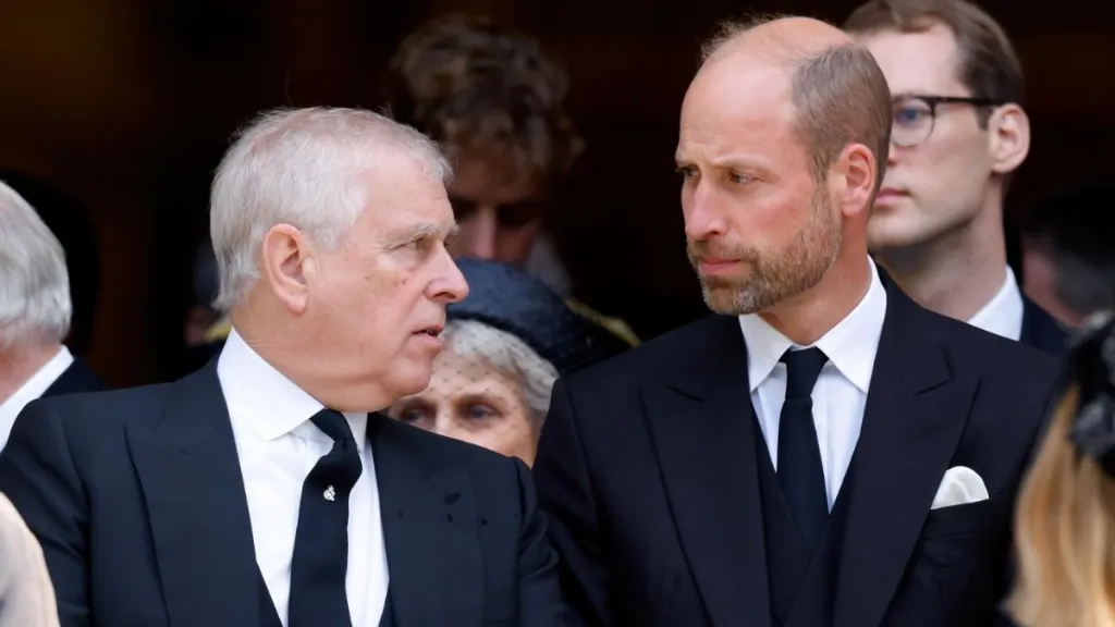 Prince Andrew and Prince William
