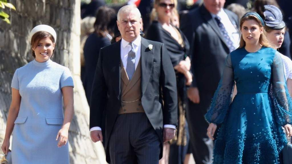 Princess Eugenie, Prince Andrew and Princess Beatrice
