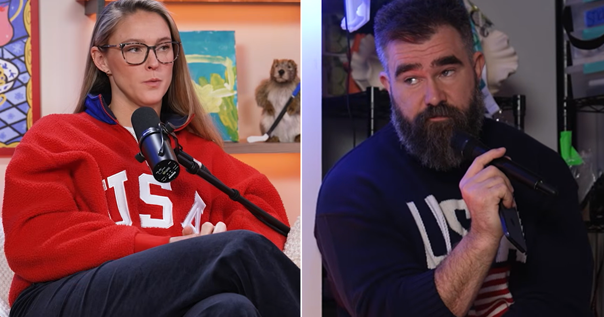 Kylie & Jason Kelce Share Winter Olympic Sports Matching&hellip;