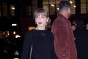 Taylor Swift Keeps It Cozy in $8K Louis Vuitton Coat for Travis Kelce Date