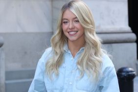 Sydney Sweeney's Shirt Is Held Together by a Button in Syrn Photos