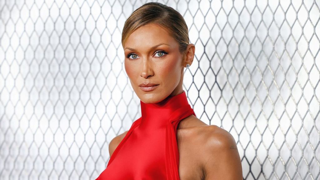 Bella Hadid’s Halter Top Is Held by a Single String Amid Romance Rumors