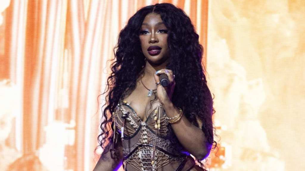 SZA's Bikini Looks Get a Fiery Twist for Valentine's Day Campaign