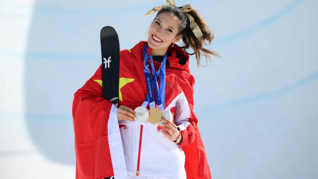 Olympian Eileen Gu’s Bikini Photo for SI Drops as She Lands Another Win