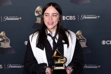 Billie Eilish Sparks Engagement Rumors With Telling Ring at Grammys