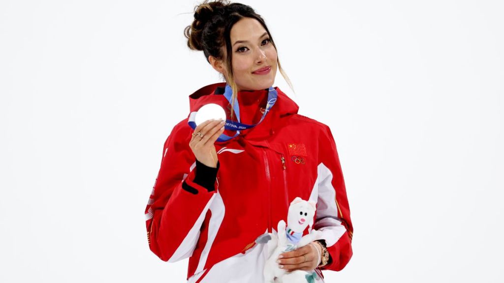 Olympian Eileen Gu Stuns in Swimsuit With Sheer Panels in SI Photo