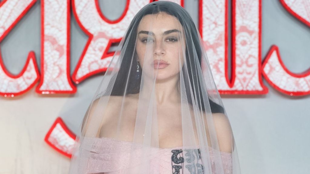 Charli XCX's Erdem Tulle & Lace Skeletal Gown Look's Giving Bridal Couture