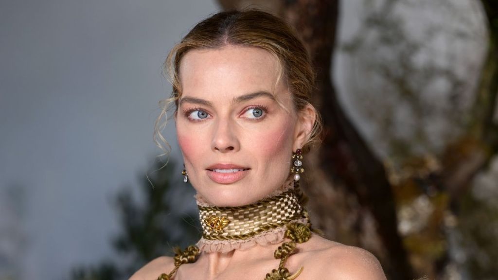 Margot Robbie Pairs Sheer Dress With Charlotte Brontë's Iconic Bracelet
