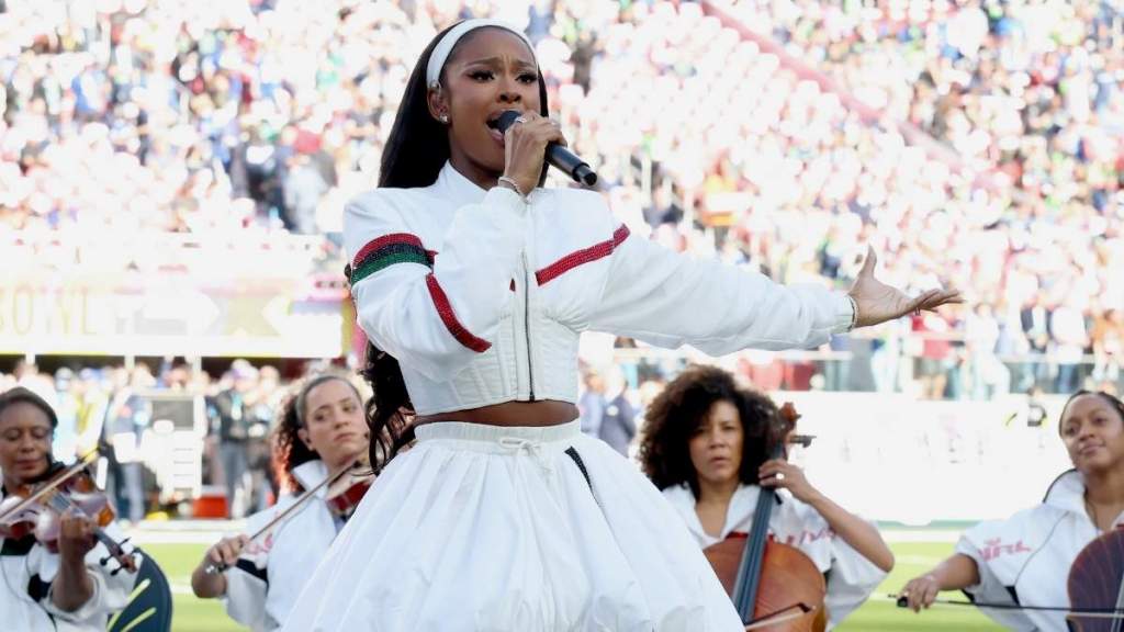 Coco Jones Channels Whitney Houston With Karl Kani Look for Super Bowl