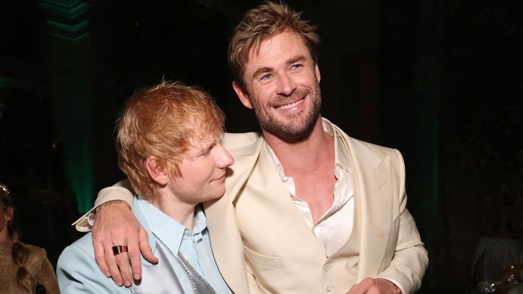 Chris Hemsworth & Ed Sheeran's Arm-Wrestling Match Is Winning the Internet
