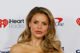 Brooks Nader's Roberto Cavalli Dress Comes With High Slit & Is Fully Sheer