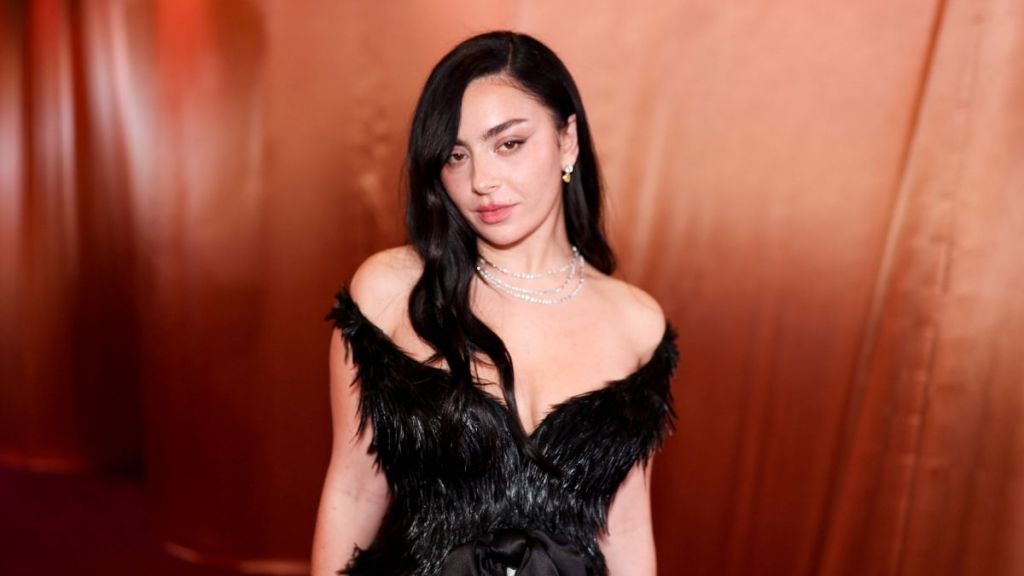 Charli XCX Rocks Sheer Lace Dress for Grammys Afterparty