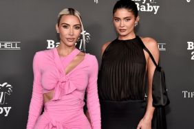 Kim Kardashian & Kylie Jenner Twin in Heart Robes for SKIMS