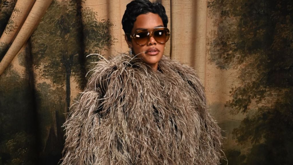 Teyana Taylor Reworks Bottega Veneta Fur Coat as Dress for BAFTAs After-Party