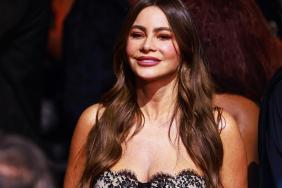 Sofia Vergara's Fully Sheer Corset Top Is Held by Two Strings for Family Outing