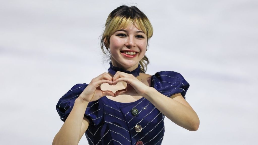 Alysa Liu Ends 2026 Winter Olympics Run in Lisa McKinnon Micro Minidress