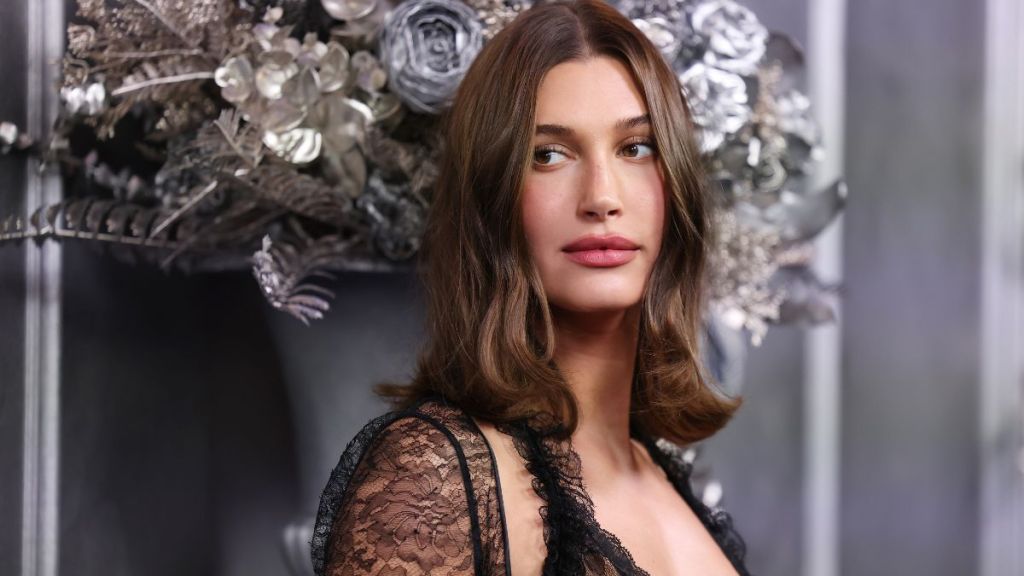 Hailey Bieber Models Vintage Tom Ford for Gucci Bikini With a Buckle