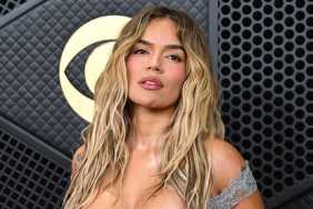 Karol G’s Fully Sheer Ema Savahl Top Has English Garden Artwork on It