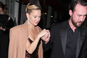 Kate Hudson Gives Luxe Glamor in High Slit Galvan London Dress